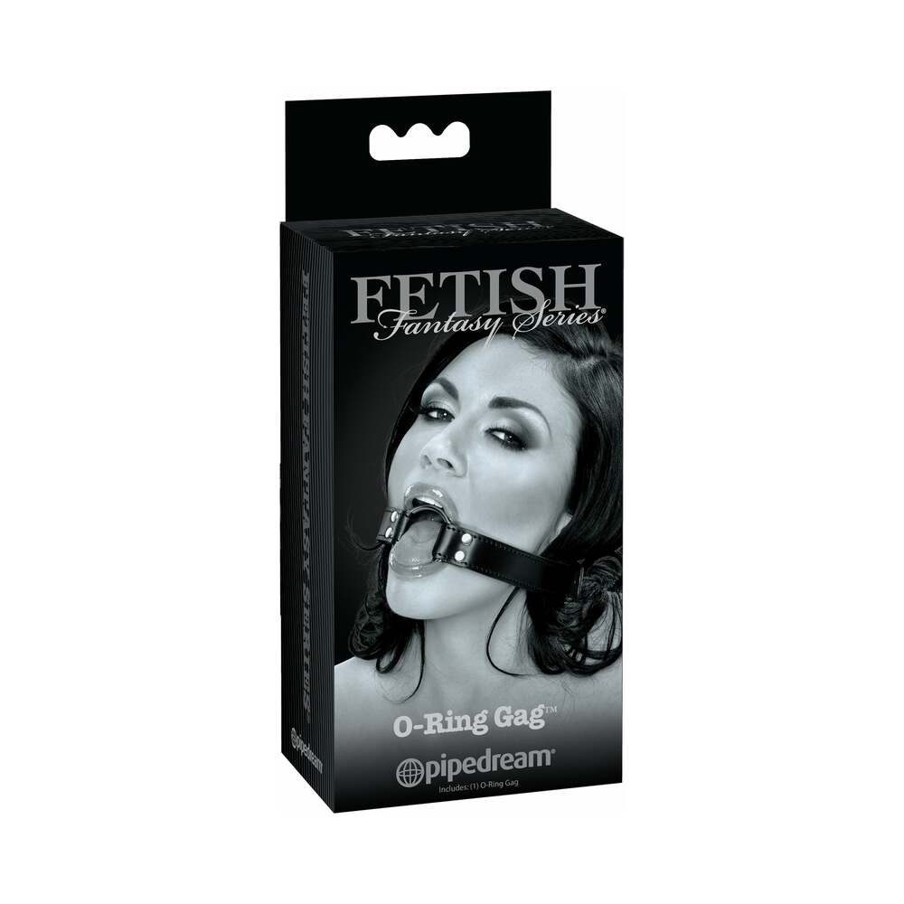 FETISH FANTASY SERIES LIMITED EDITION ADJUSTABLE O-RING GAG BLACK