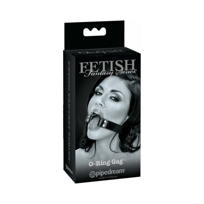 FETISH FANTASY SERIES LIMITED EDITION ADJUSTABLE O-RING GAG BLACK