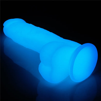 LOVETOY - 8.0'' LUMINO PLAY SILICONE DILDO_B15O50_3