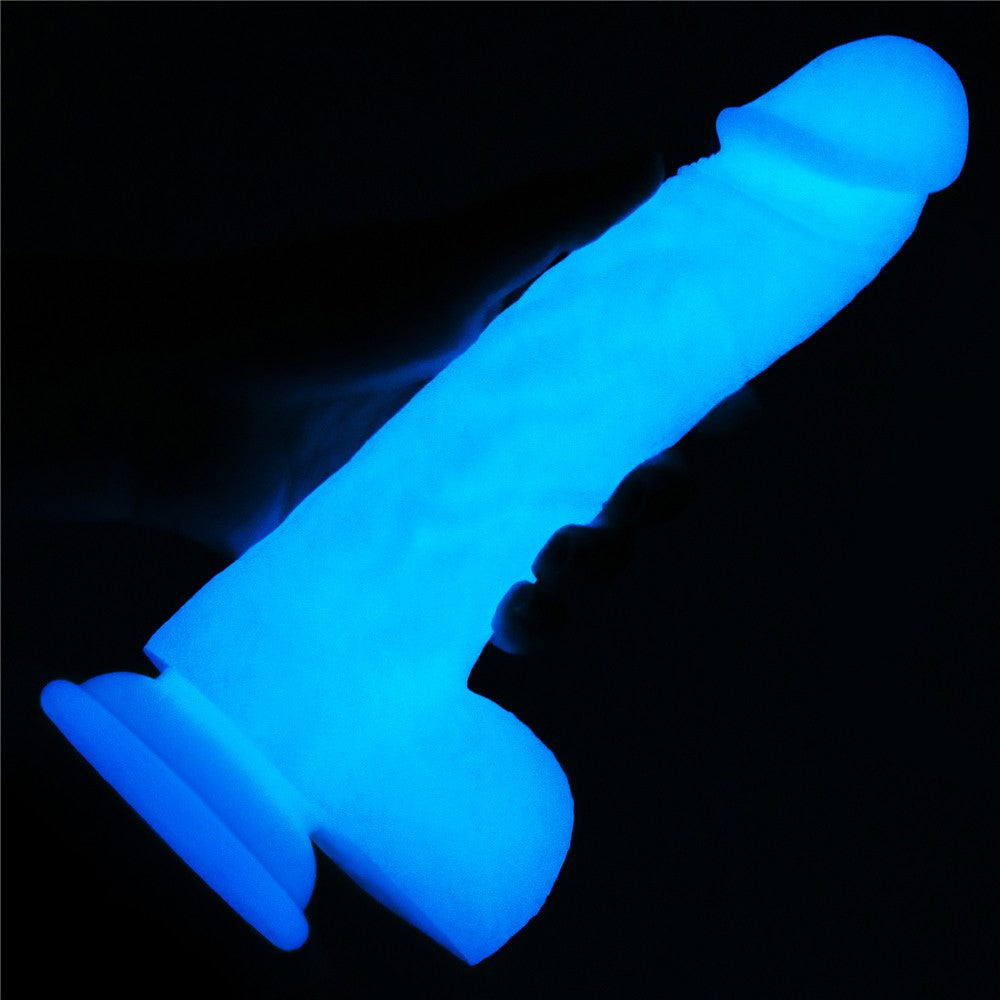 LOVETOY - 8.0'' LUMINO PLAY SILICONE DILDO_B15O50_3