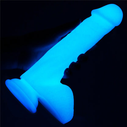 LOVETOY - 8.0'' LUMINO PLAY SILICONE DILDO_B15O50_3