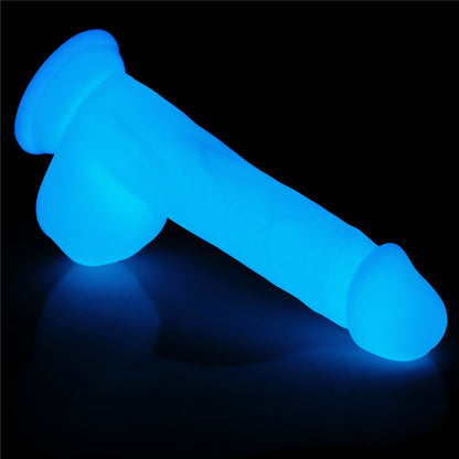 LOVETOY - 8.0'' LUMINO PLAY SILICONE DILDO_B15O50_3