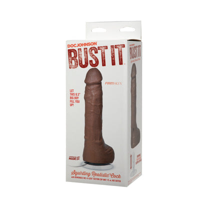 DOC JOHNSON - BUST IT SQUIRTING PENE REALISTA CON MANTEQUILLA DE NUECES DE 1 OZ