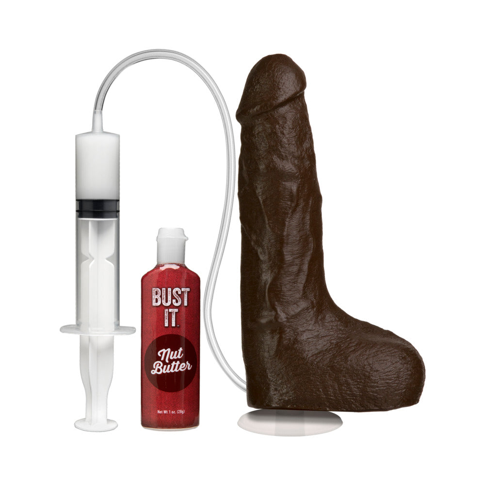 DOC JOHNSON - BUST IT SQUIRTING PENE REALISTA CON MANTEQUILLA DE NUECES DE 1 OZ