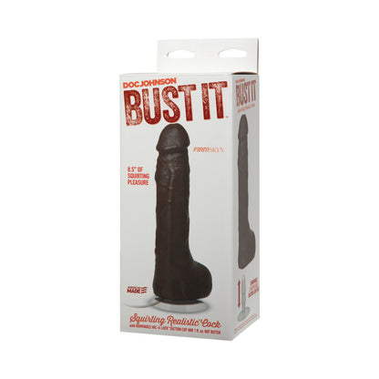 DOC JOHNSON - BUST IT SQUIRTING PENE REALISTA CON MANTEQUILLA DE NUECES DE 1 OZ