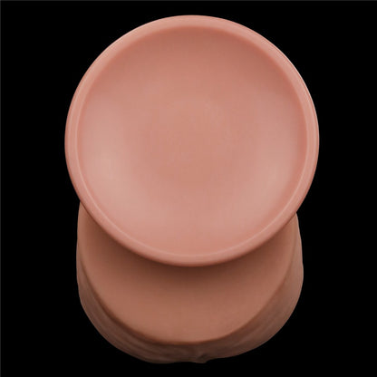 LOVETOY - 12'' KING SIZED SLIDING SKIN DUAL LAYER DONG