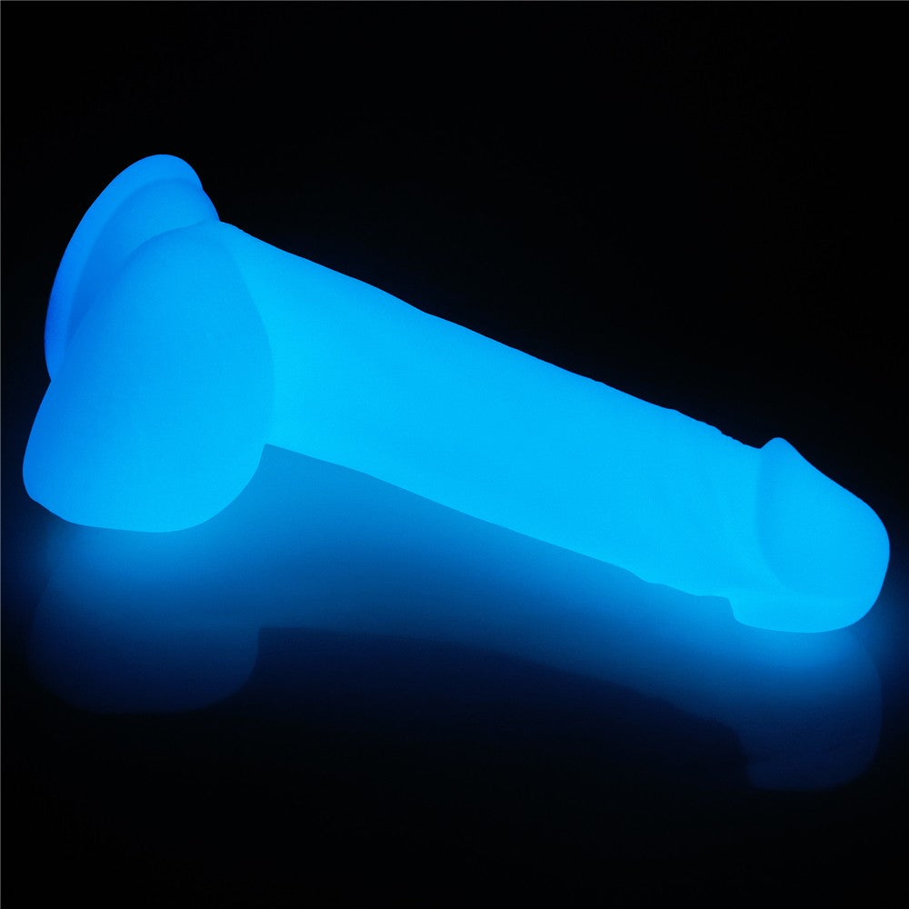 LOVETOY - 8.0'' LUMINO PLAY SILICONE DILDO_B15O50_3
