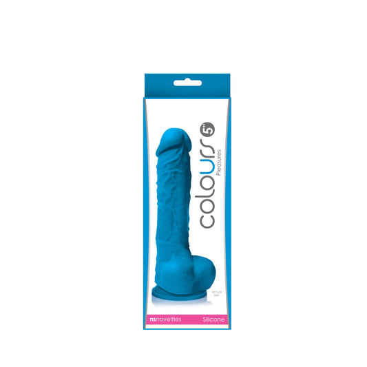 COLOURS PLEASURES 5 IN. DILDO BLUE