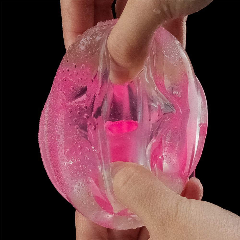 LOVETOY - 8.5'' LUMINO PLAY MASTURBATOR - PINK GLOW