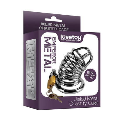 LOVETOY - METAL CHASTITY CAGE
