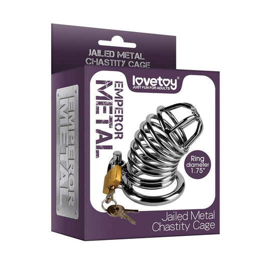 LOVETOY - METAL CHASTITY CAGE