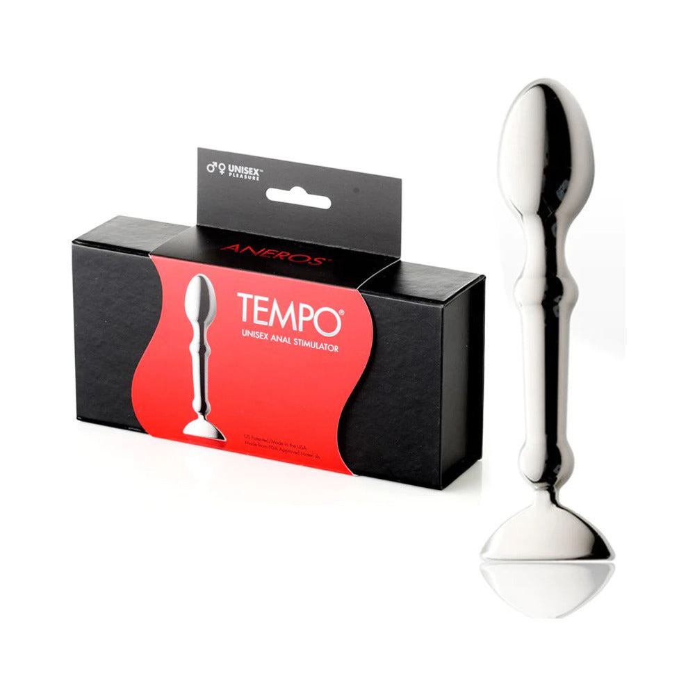 ANEROS - TEMPO ESTIMULADOR ANAL DE ACERO INOXIDABLE UNISEX