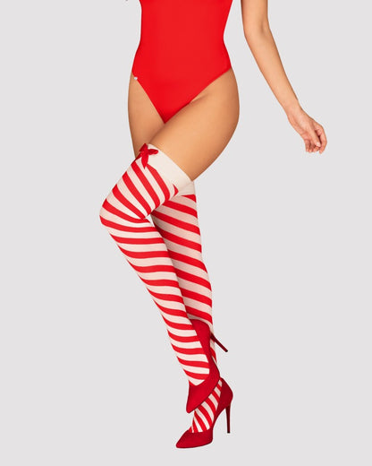 OBSESSIVE - KISSMAS STOCKINGS L/XL