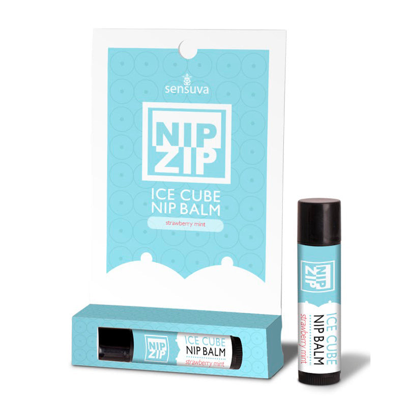 SENSUVA - NIP ZIP ICE CUBE NIPPLE BALM STRAWBERRY MINT