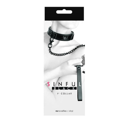 NS TOYS - SINFUL - 1'' COLLAR - BLACK