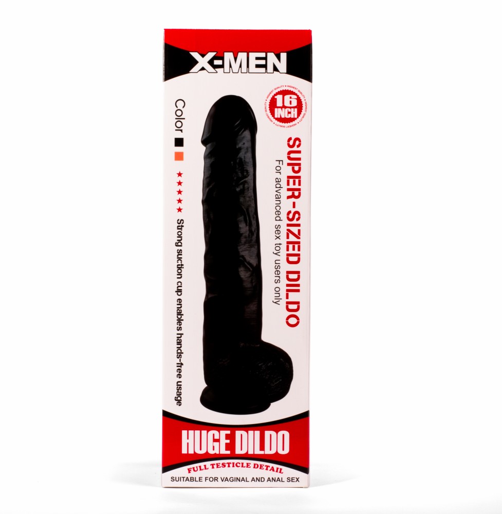 X-MEN - X-MEN 16" SUPER-SIZED DILDO BLACK