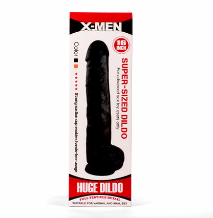 X-MEN - X-MEN 16" SUPER-SIZED DILDO BLACK