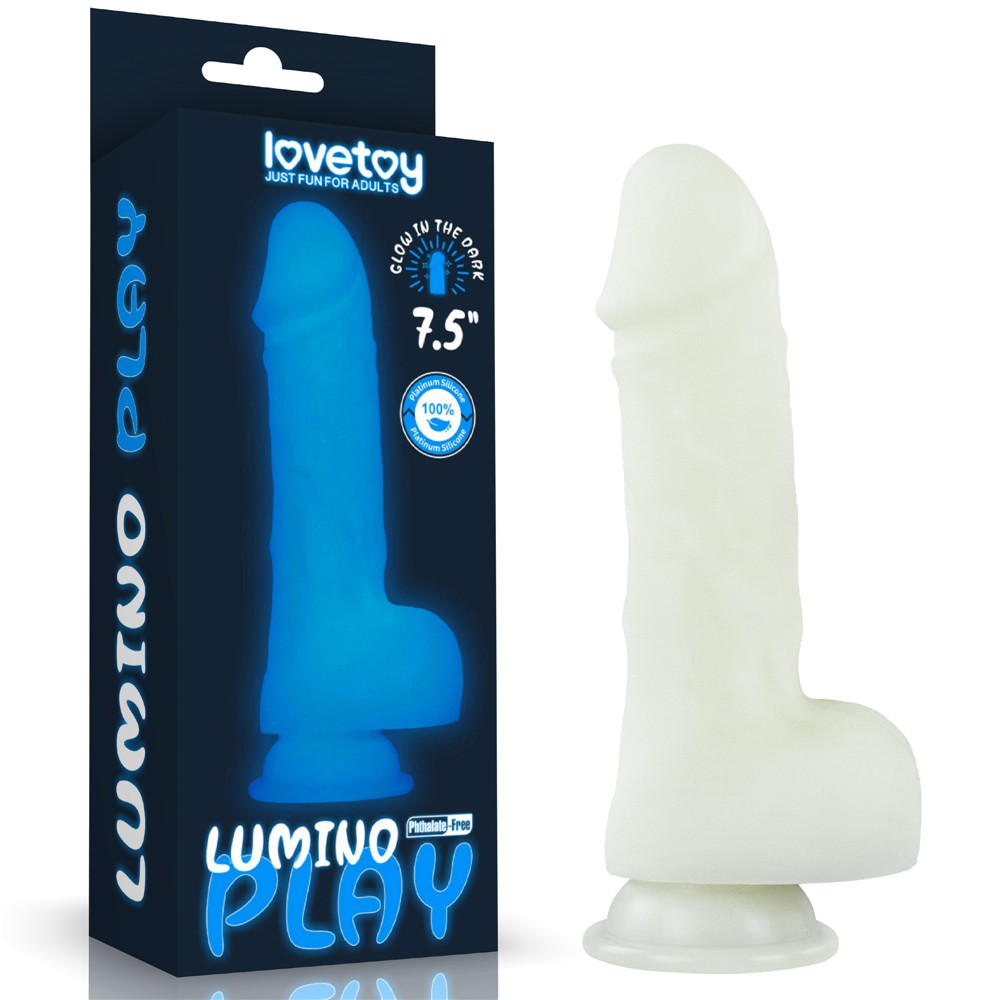 LOVETOY - 7.5'' LUMINO PLAY SILICONE DILDO_B15O50_3