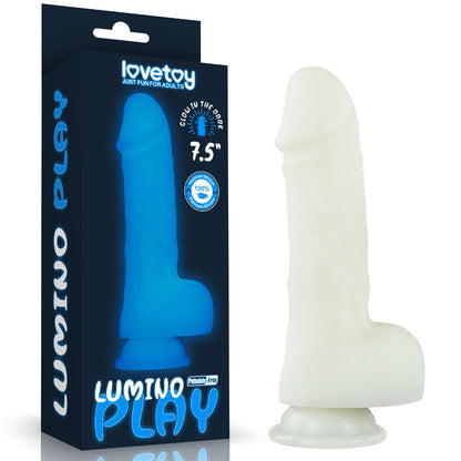 LOVETOY - 7.5'' LUMINO PLAY SILICONE DILDO_B15O50_3