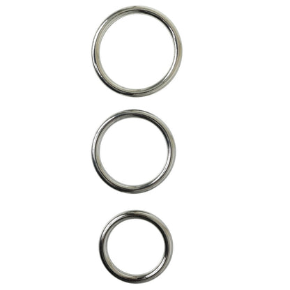 SPORTSHEETS METAL O-RING 3-PACK SILVER