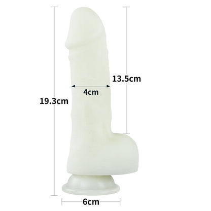 LOVETOY - 7.5'' LUMINO PLAY SILICONE DILDO_B15O50_3