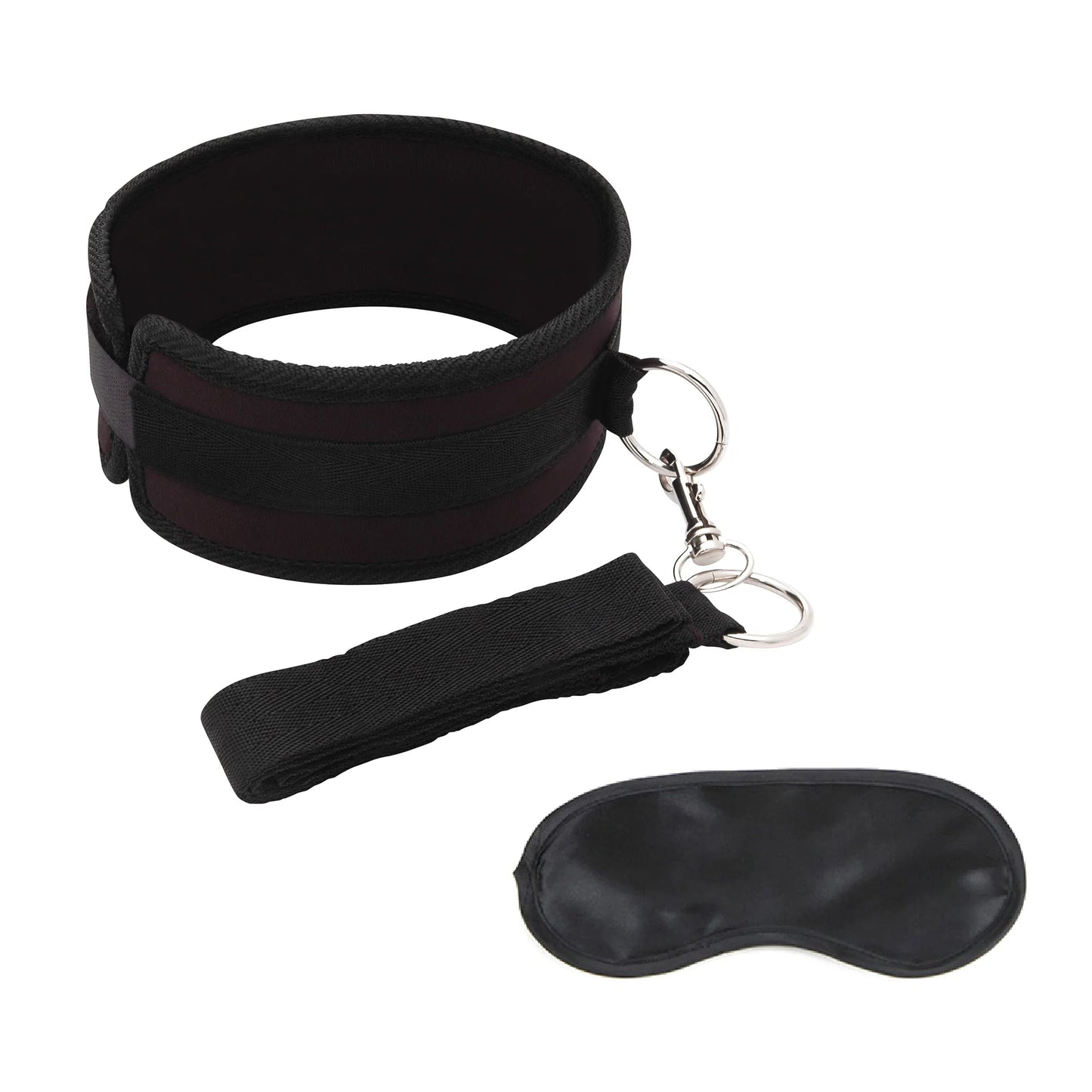 ELECTRIC EEL - LUX FETISH COLLAR AND LEASH SET