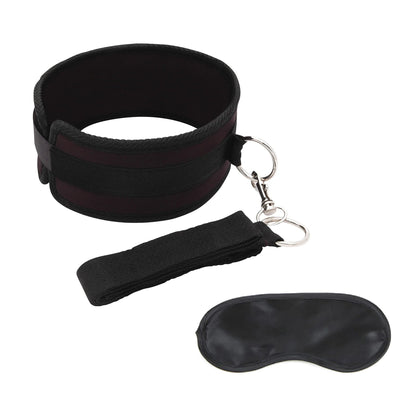 ELECTRIC EEL - LUX FETISH COLLAR AND LEASH SET