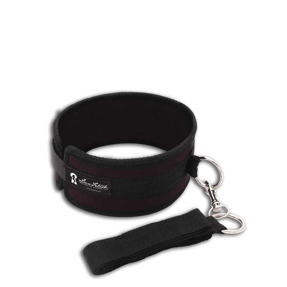 ELECTRIC EEL - LUX FETISH COLLAR AND LEASH SET