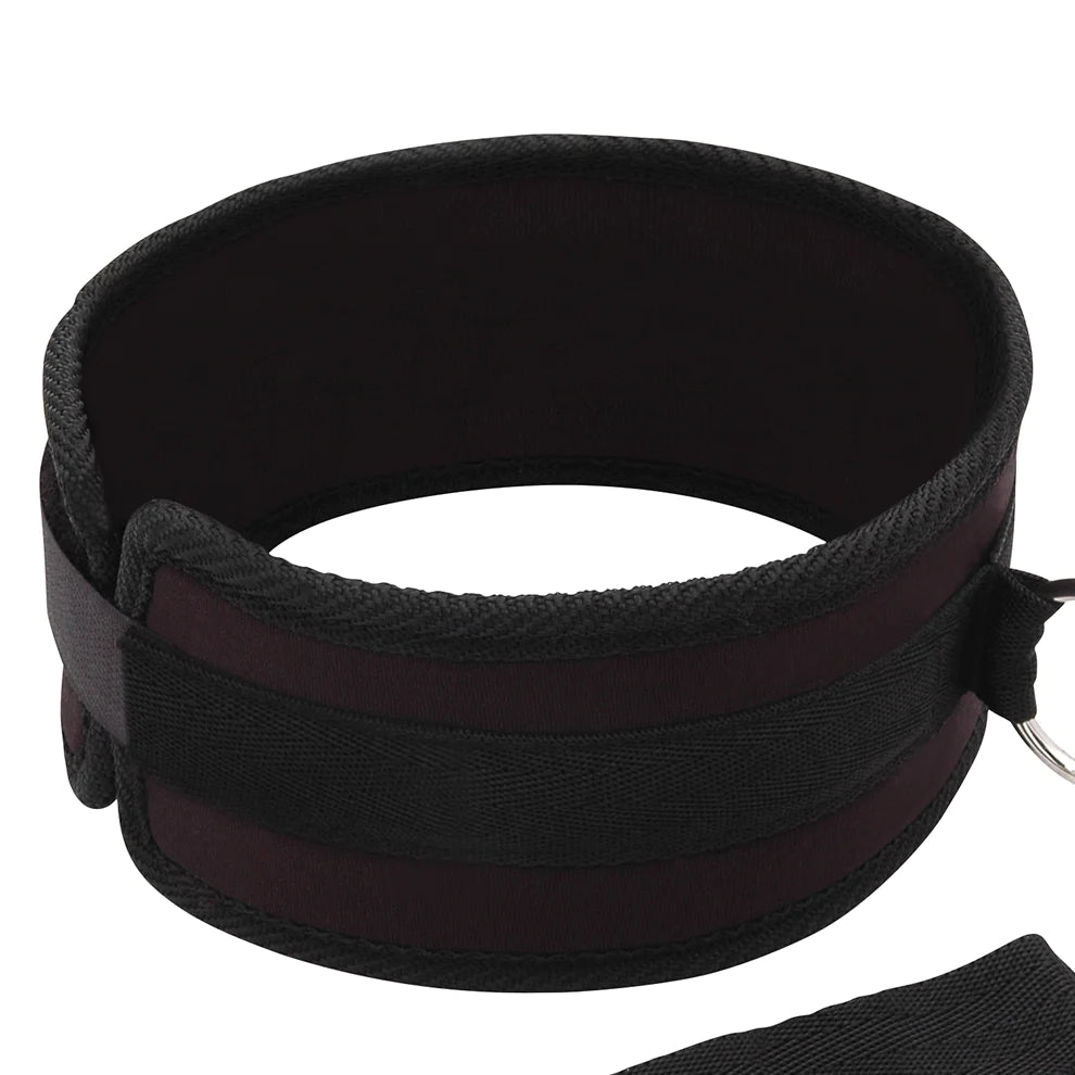 ELECTRIC EEL - LUX FETISH COLLAR AND LEASH SET