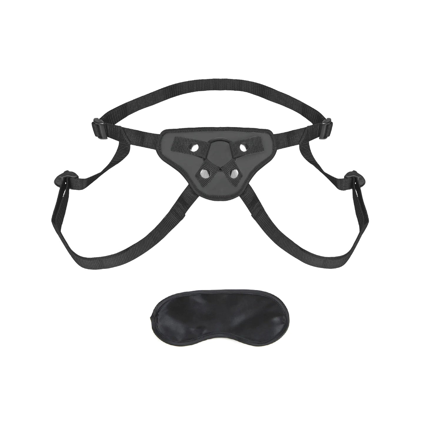 LUX FETISH BEGINNERS STRAP-ON HARNESS BLACK