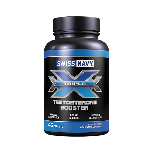 SWISS NAVY - TRIPLE X TESTOSTERONE BOOSTER 45-CAPLET BOTTLE