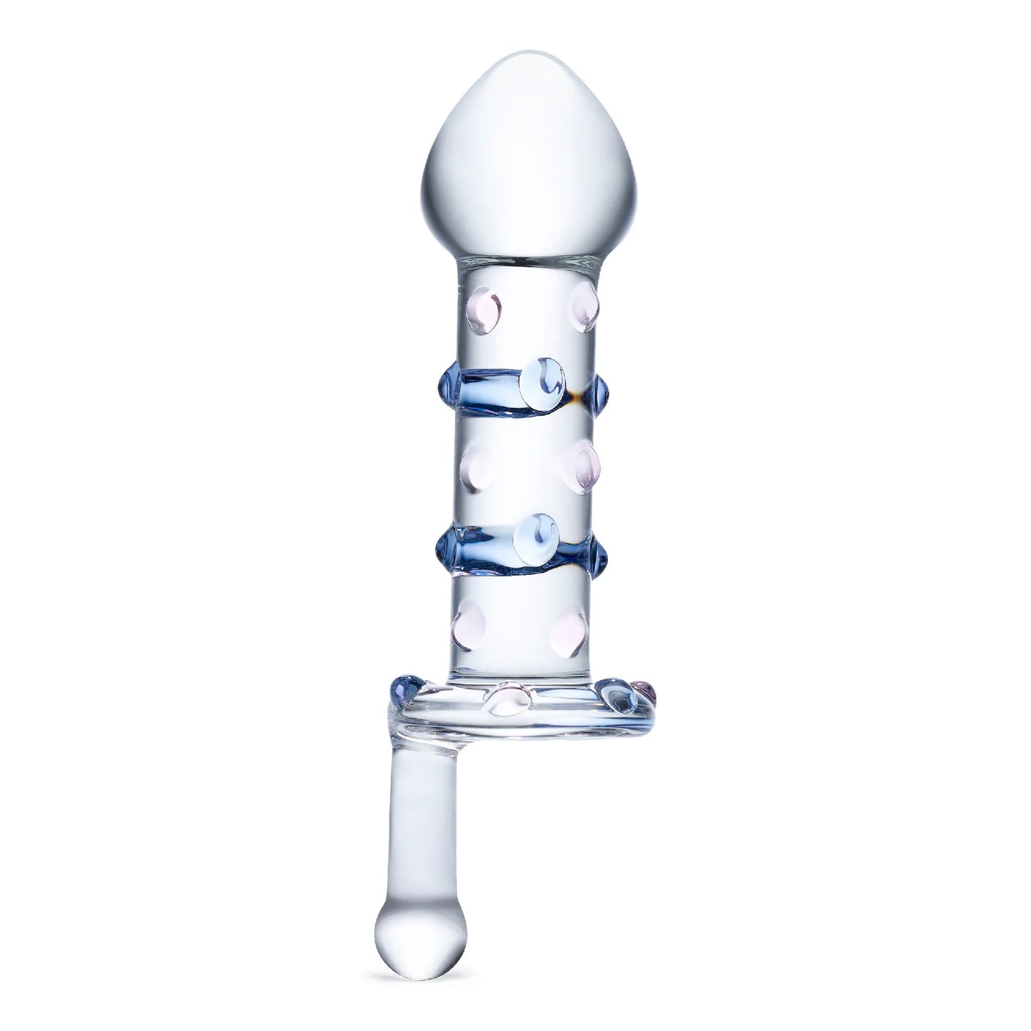 GLAS 6.5 IN. CANDY LAND JUICER ROTATING DILDO