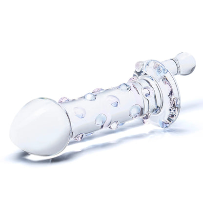 ELECTRIC EEL - GLAS 6.5 IN. CANDY LAND JUICER ROTATING DILDO