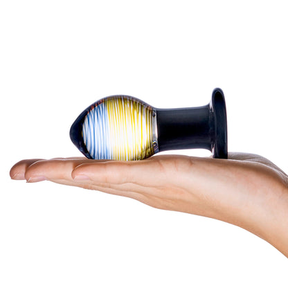 ELECTRIC EEL - GLAS 3.5 IN. GALILEO GLASS BUTT PLUG