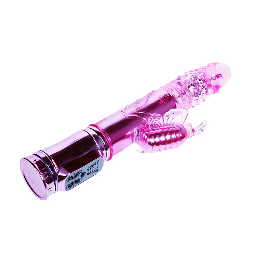 DEBRA - THROBBING BUTTERFLY VIBRATOR PINK