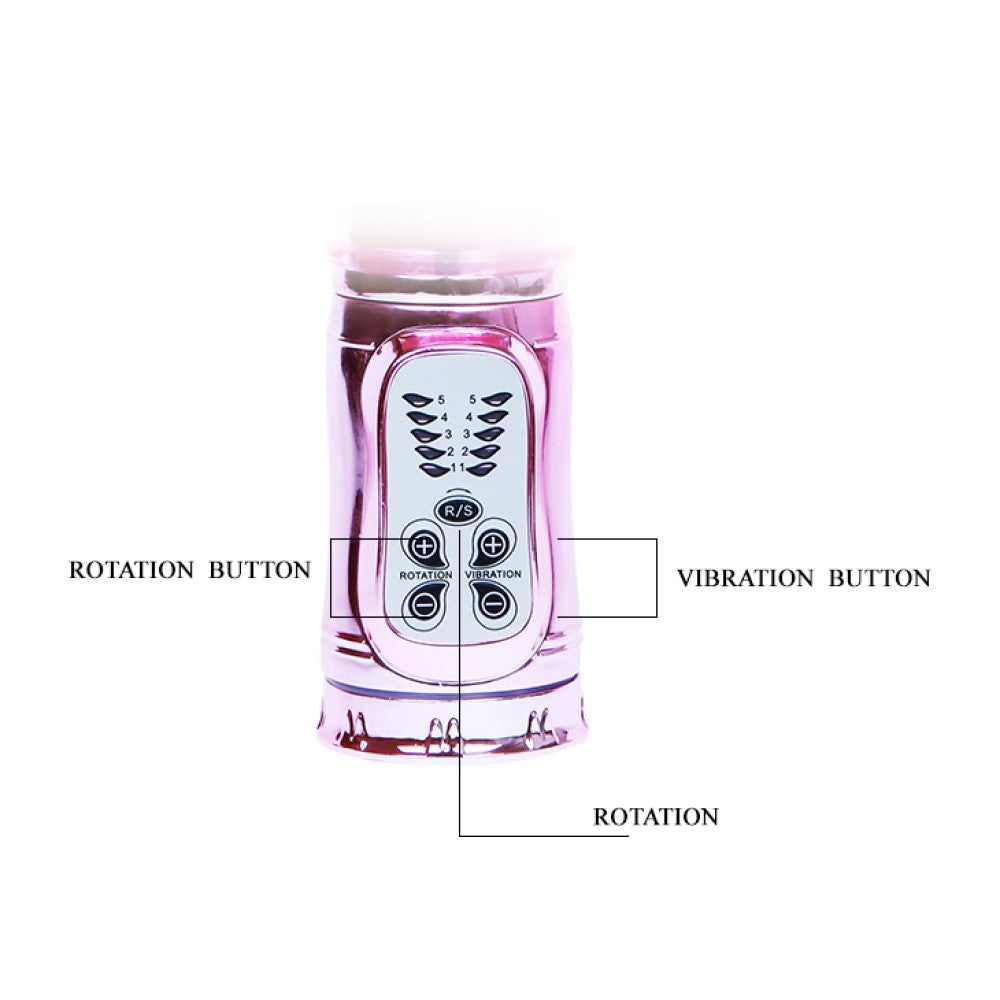 DEBRA - THROBBING BUTTERFLY VIBRATOR PINK