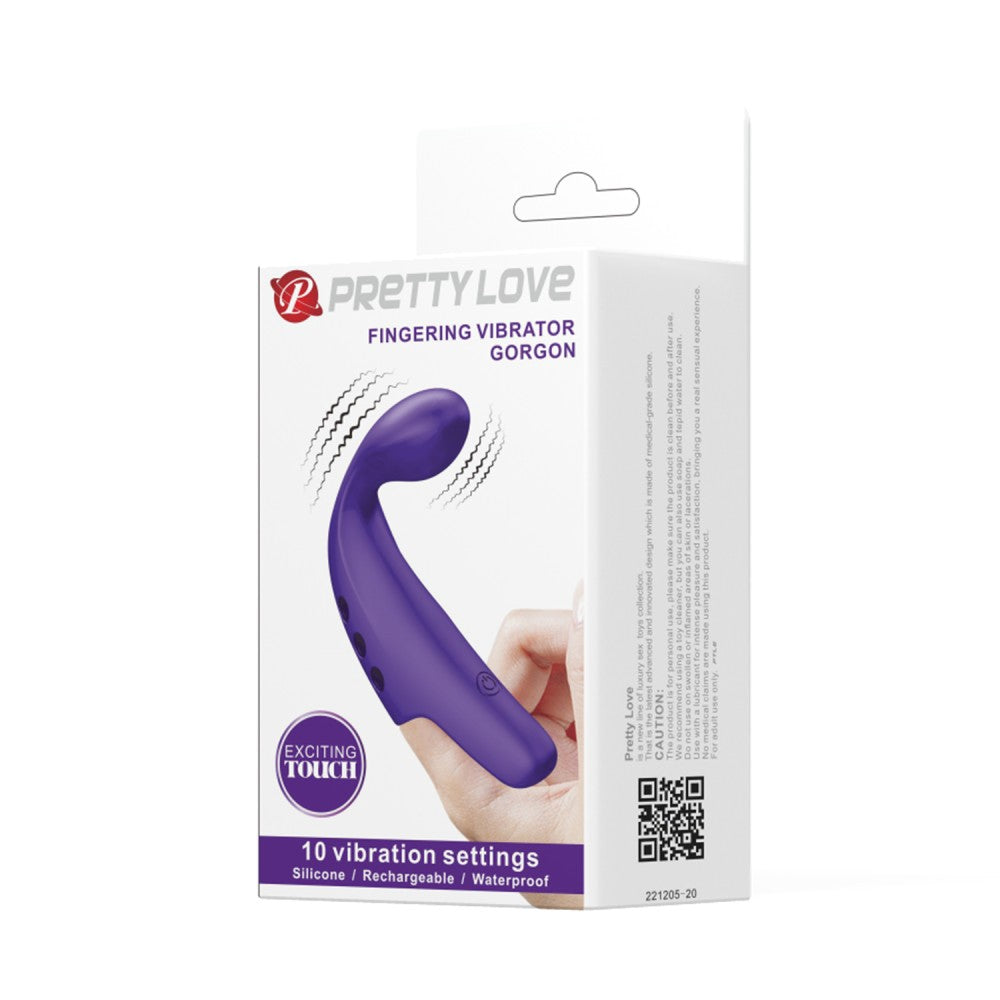 PRETTY LOVE - PRETTY LOVE GORGON FINGERING VIBRATOR BLACK
