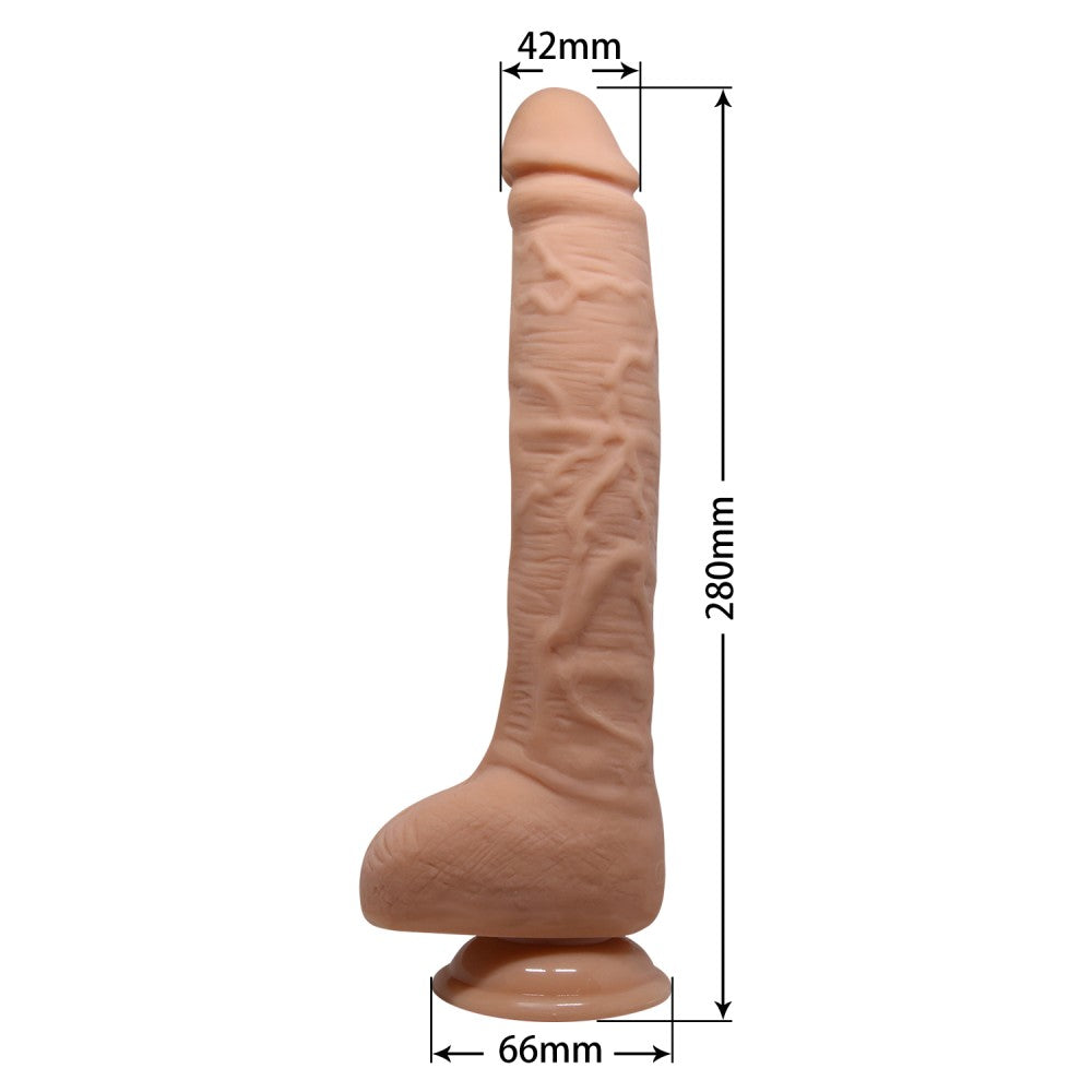 DEBRA - BEAUTIFUL DICK 11 " VIBRATING DILDO