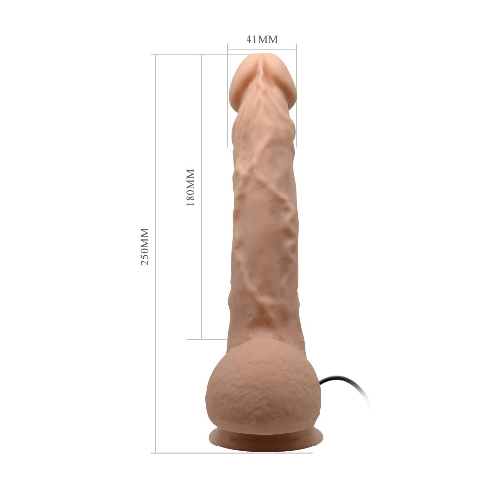 DEBRA - BEAUTIFUL JASON 9,8 " VIBRATING DILDO