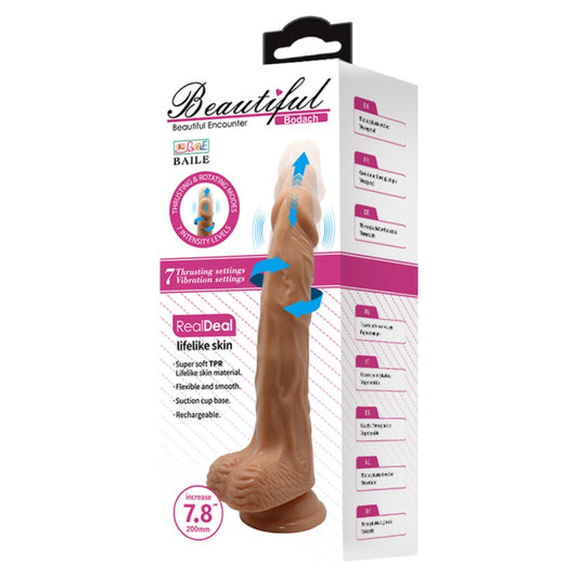 DEBRA - BEAUTIFUL BODACH 7,8 " VIBRATING DILDO