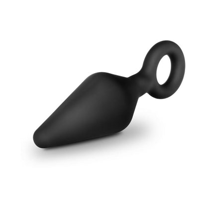 BLUSH - JUEGO DE TRES TAPONES ANALES DE SILICONA NEGROS LUJO NIGHT RIMMER