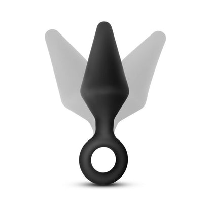 BLUSH - JUEGO DE TRES TAPONES ANALES DE SILICONA NEGROS LUJO NIGHT RIMMER