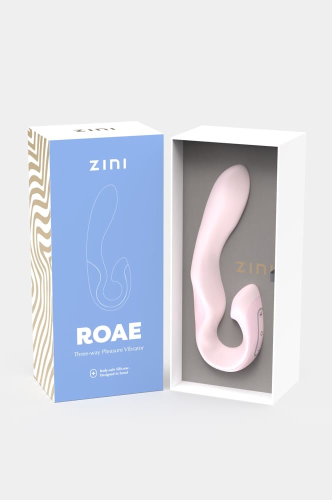 ZINI - ZINI ROAE SE THREE-WAY PLEASURE VIBRATOR PINK_B15O25_4