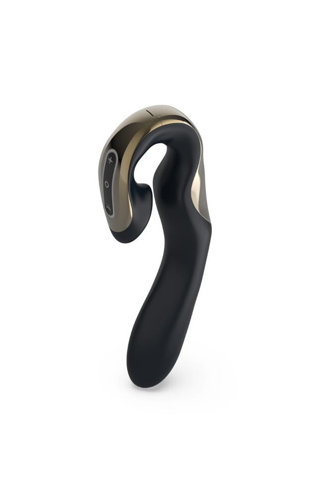 OUTLET - ZINI ROAE SE THREE-WAY PLEASURE VIBRATOR BLACK GOLD_B0O50_4