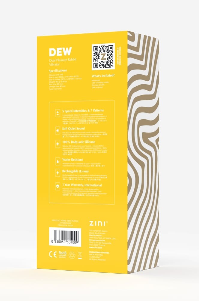 ZINI - ZINI DEW DUAL PLEASURE RABBIT VIBRATOR_B15O50_4