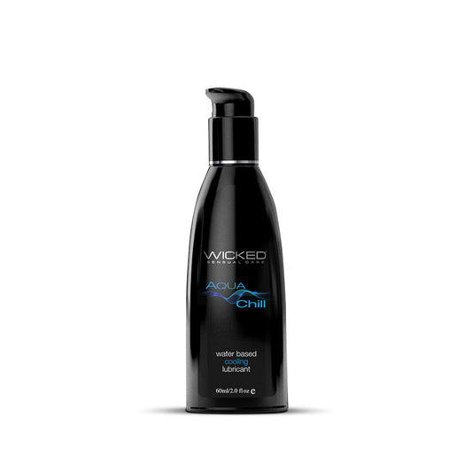 WICKED - AQUA CHILL WATER-BASED COOLING LUBRICANT 2 OZ.