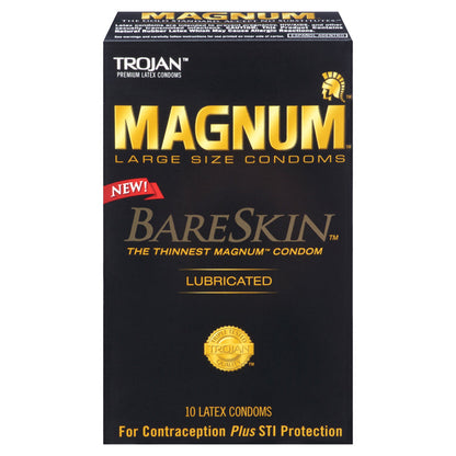 PARADISE MARKETING - TROJAN MAGNUM BARESKIN CONDOMS (10)