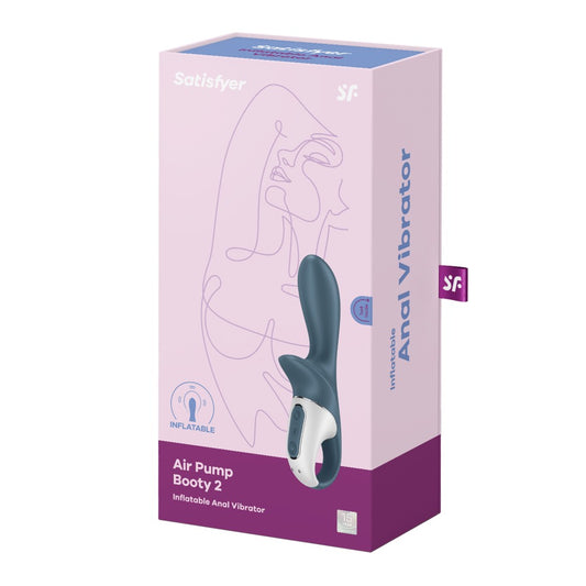 SATISFYER - AIR PUMP BOOTY 2 DARK GREY