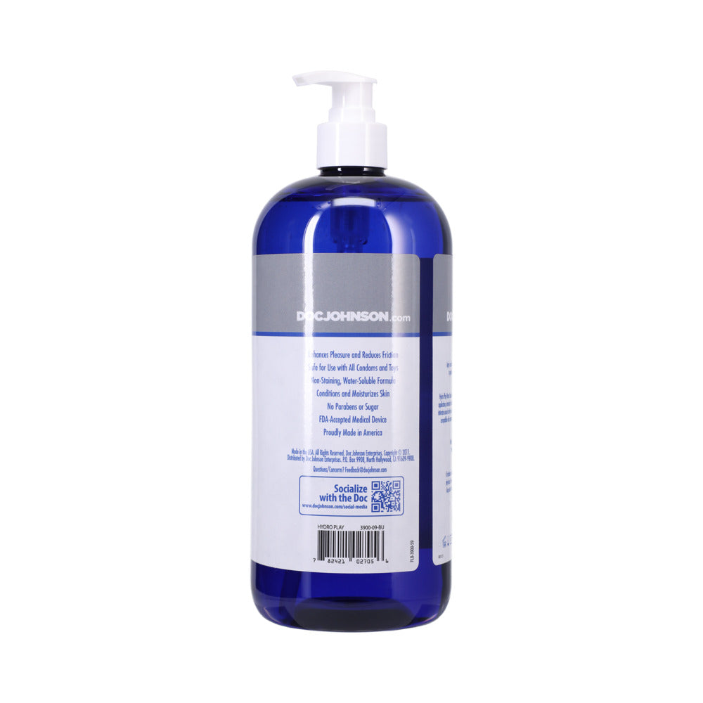 DOC JOHNSON - TITANMEN - HYDRO- PLAY WATER BASED GLIDE 32OZ.