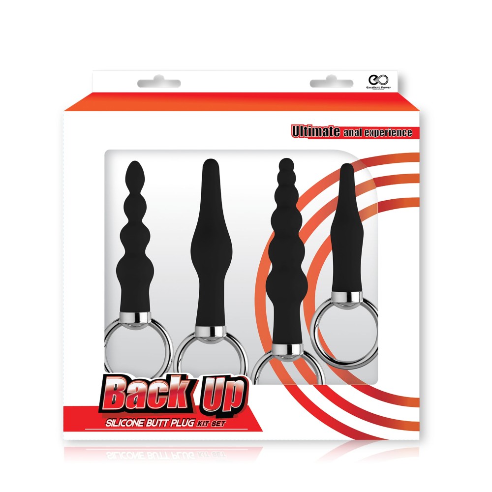 NMC - BACK UP BUTT PLUG KIT BLACK